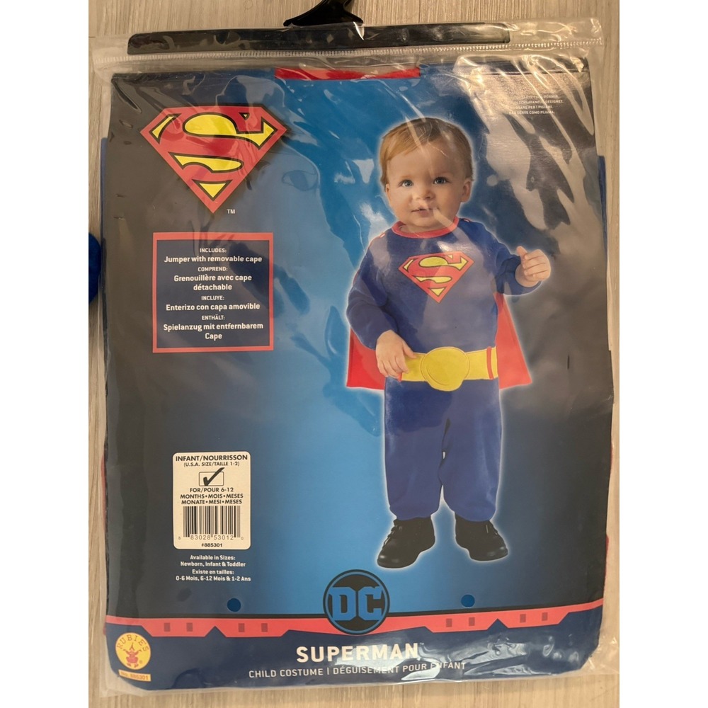 Superman Jumper With Removable Cape Superman, Superman Print, 6-12 Months